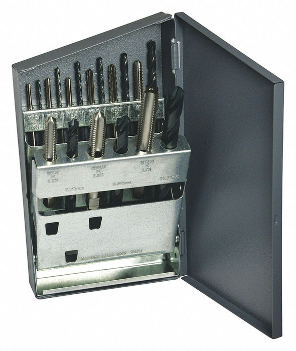 Drill Bit and Tap Set 18 Metric Plug