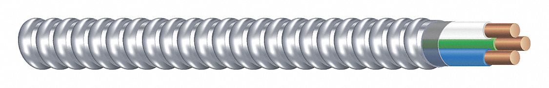 N0590 MetalCladArmoRdCable 12AWG Alum 250ft