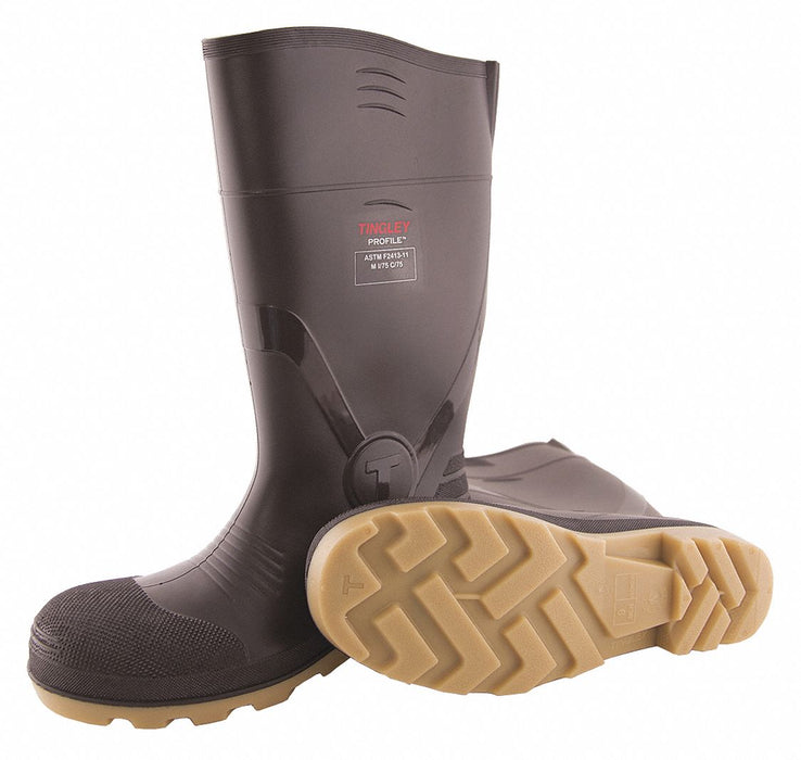 J6298 Rubber Boot Men s 14 Knee Brown PR