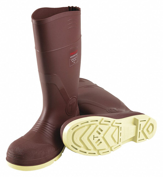 J6300 Rubber Boot Men s 9 Knee Red PR