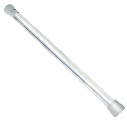 Shower Rod Zinc 72 in L Polished Chrome