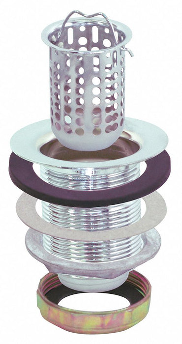 Brass SS Sink Strainer 2-7/8in