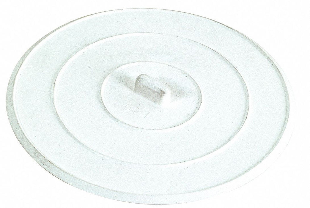 Stopper White Rubber 4-3/4 Pipe Dia.