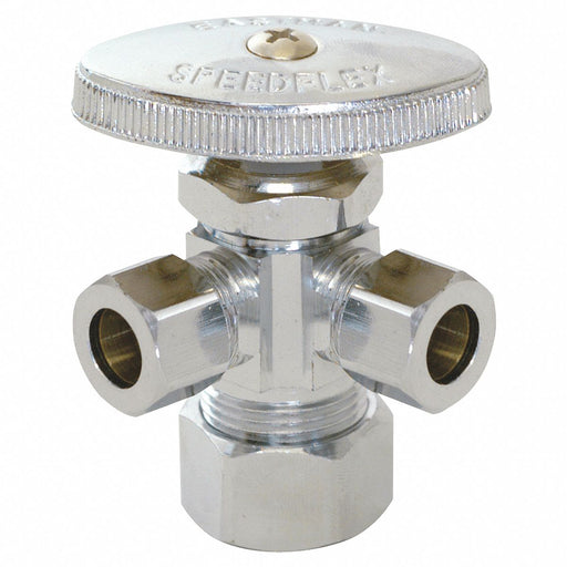 Supply Stop 2-Way 3/8 Inlet Celcon Stem