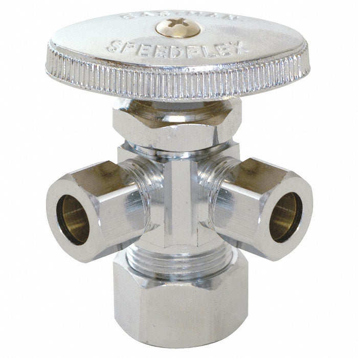 Supply Stop 2-Way 3/8 Inlet Celcon Stem