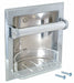 Soap and Grab Bar SS Chrome Plated 6in L