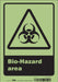 Safety Sign 10 inx7 in Glow Vinyl