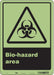 Safety Sign 14 inx10 in Polyethylene