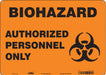 Safety Sign 10 inx14 in Polyethylene