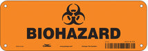 Safety Sign 3 1/2 in x 10 in Aluminum
