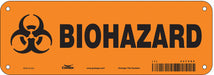 Safety Sign 3.5x10in Polyethylene