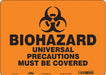 Safety Sign 10 inx14 in Aluminum