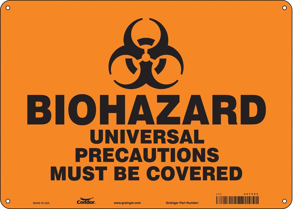 Safety Sign 10 inx14 in Aluminum