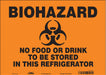 Safety Sign 10 inx14 in Vinyl