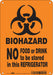 Safety Sign 10 in x 7 in Polyethylene