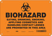 Safety Sign 7 in x 10 in Aluminum