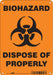 Safety Sign 10 inx7 in Polyethylene
