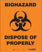 Safety Sign 14 in x 10 in Vinyl