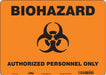 Safety Sign 10 inx14 in Polyethylene