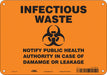 Safety Sign 7 in x 10 in Polyethylene