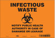 Safety Sign 7 inx10 in Vinyl