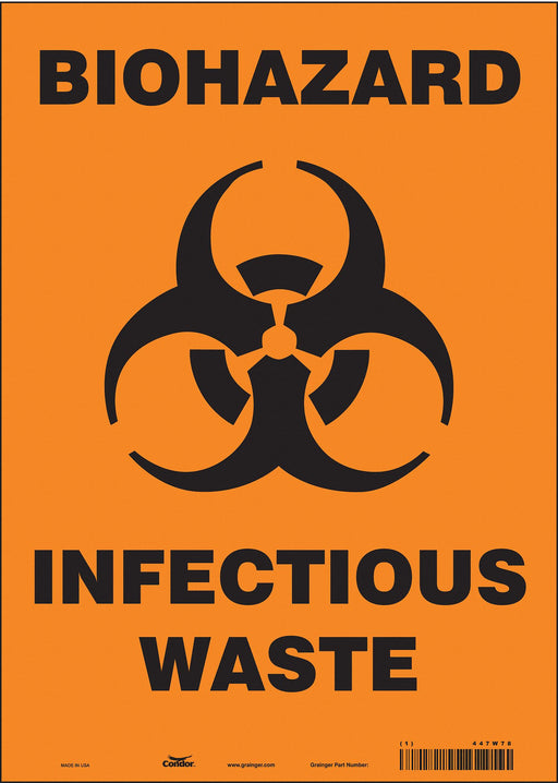 Safety Sign 14 inx10 in Vinyl
