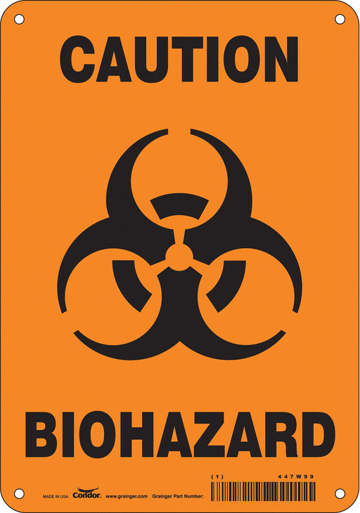 J8124 Safety Sign 10 inx7 in Polyethylene