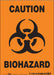 J8124 Safety Sign 7 inx5 in Vinyl