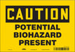 Safety Sign 7 inx10 in Vinyl