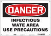 Safety Sign 10 in x 14 in Aluminum