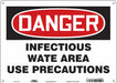 Safety Sign 10 in x 14 in Polyethylene