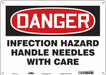 Safety Sign 10 in x 14 in Polyethylene