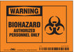 Safety Sign 3 1/2 inx5 in Vinyl