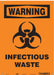 Safety Sign 14 in x 10 in Aluminum
