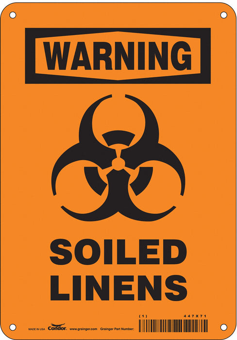 Safety Sign 10 inx7 in Aluminum