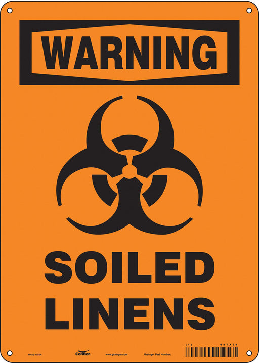 Safety Sign 14 inx10 in Polyethylene