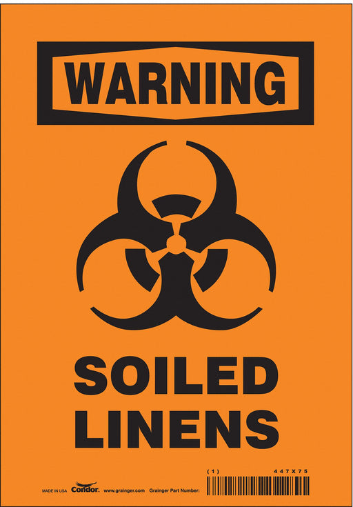 Safety Sign 10 inx7 in Vinyl