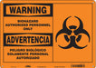 Safety Sign 10 inx14 in Aluminum