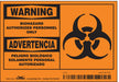 Safety Sign 3 1/2 in x 5 in Vinyl PK5