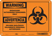 Safety Sign 7 inx10 in Polyethylene