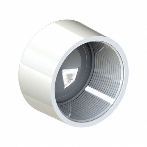 Cap 3 Pipe Size Schedule 40 FNPT White