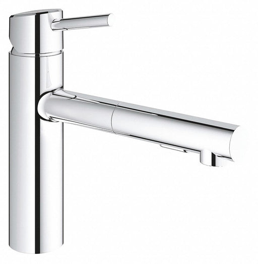 Straight Chrome Grohe Concetto Brass