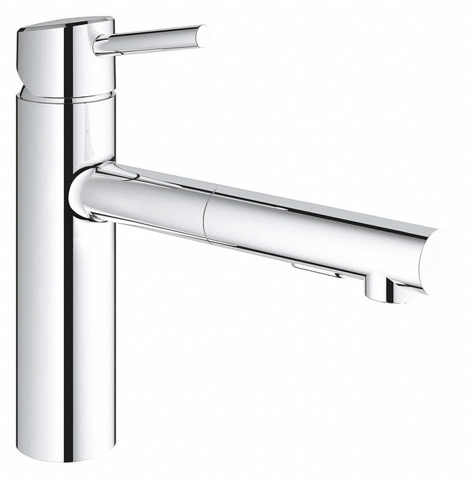 Straight Chrome Grohe Concetto Brass
