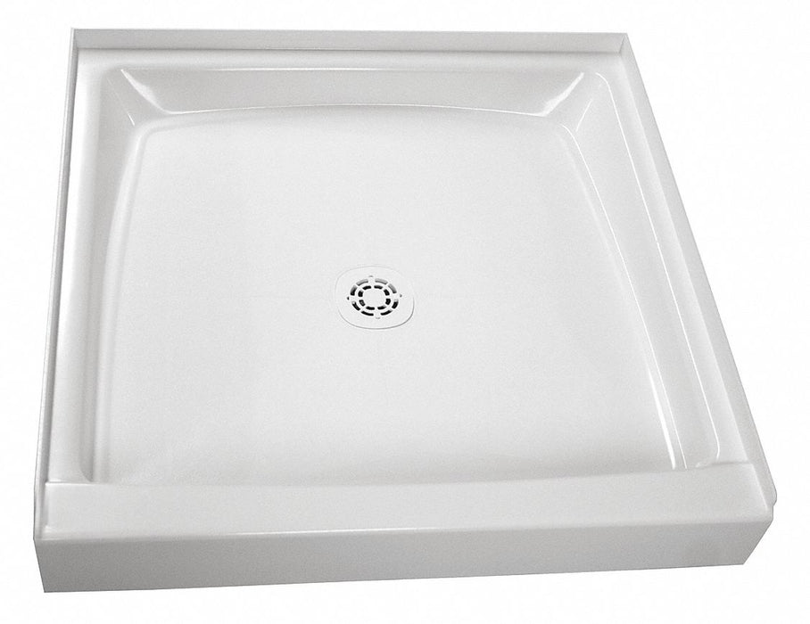 Shower Floor Square 32 in x 32 in White