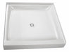 Shower Floor Square 36 in x 36 in White