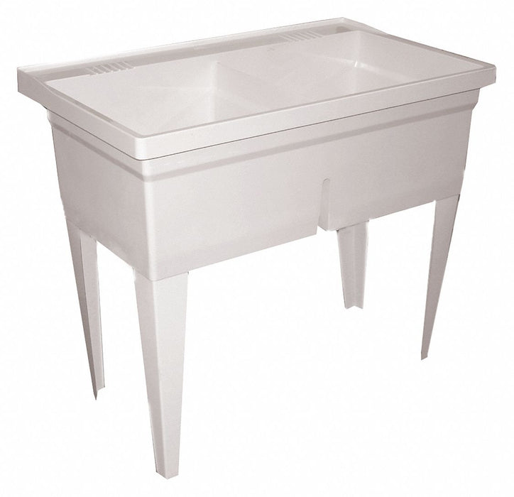 Laundry Tub 40 x24 x33.75 White