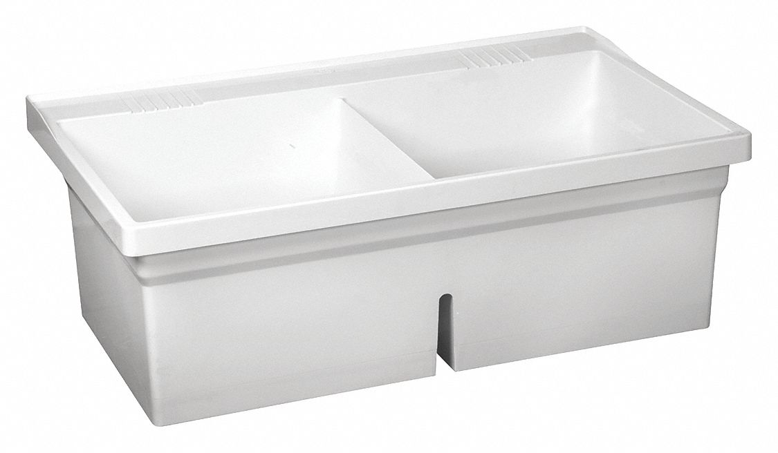Laundry Tub 40 x24 x13.875 White