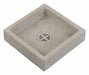MopSink Square Gray/Wht 6inH 24inW