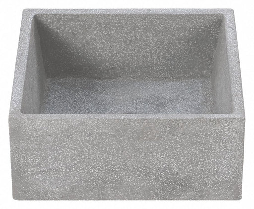 MopSink Square Gray/Wht 10inH 24inW