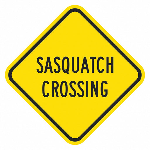 Traffic Sign 12 in x 12 in Yellow
